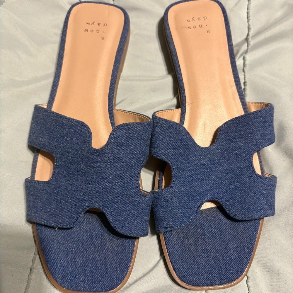 Denim Blue Sandals
